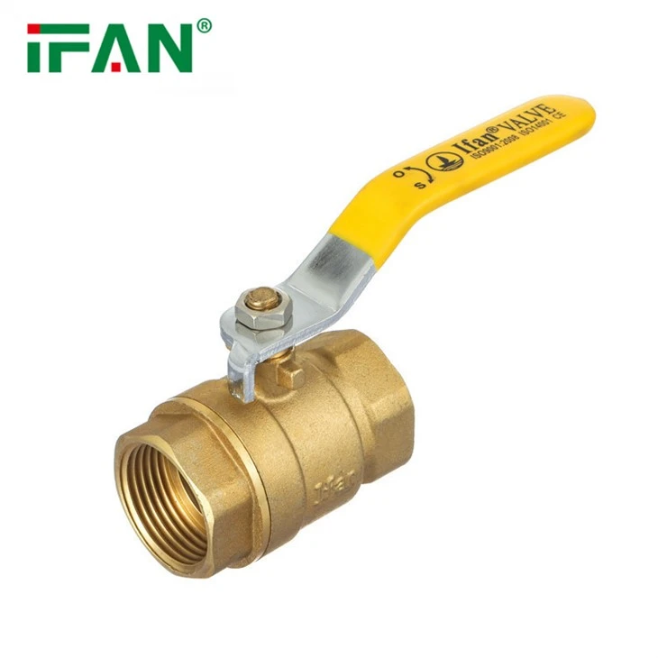 Male Thread Butterfly Handle Gas Valve