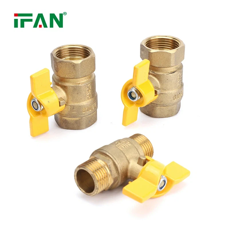 Латунний кульовий кран для газової системи